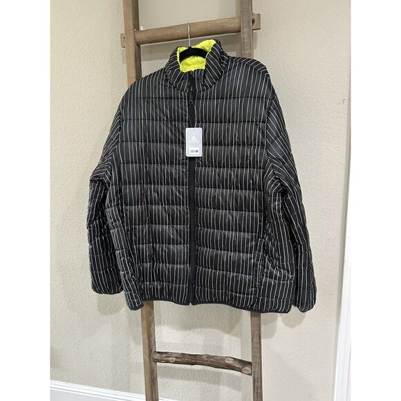 Disney’s The Nightmare Before Christmas Jack Skellington Puffy Jacket Reversible - Picture 1 of 12